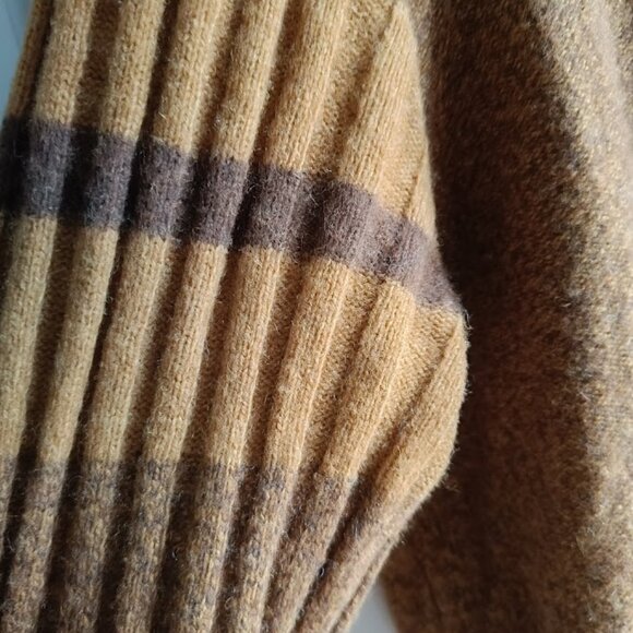 XXL🍂Men's Marlboro classics (MCS) Brown Brandy Wool Blend Sweater Pullover - Picture 3 of 9